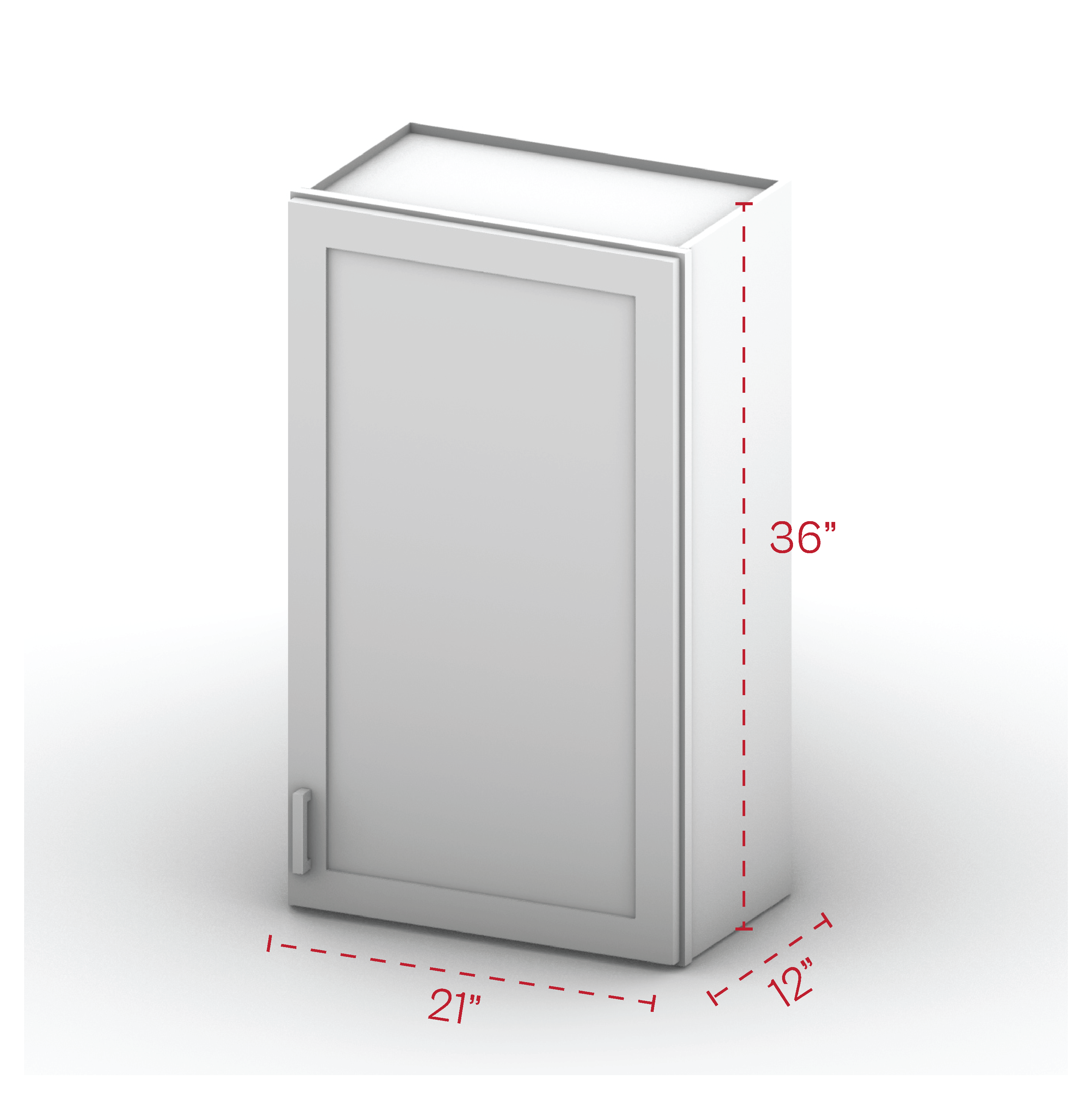 Wall Cabinet 21" Width 36" Height