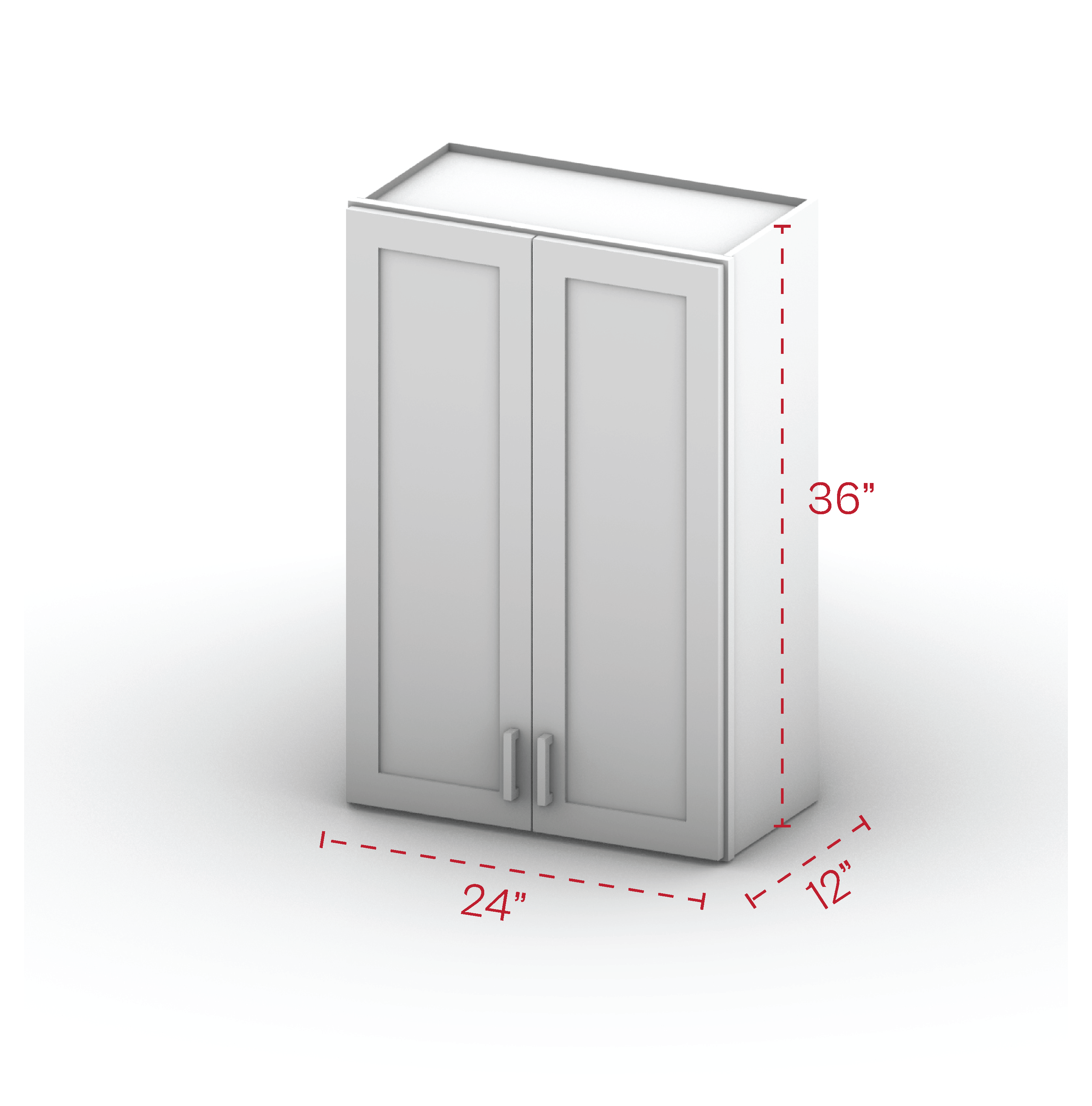 Wall Cabinet 24" Width 36" Height