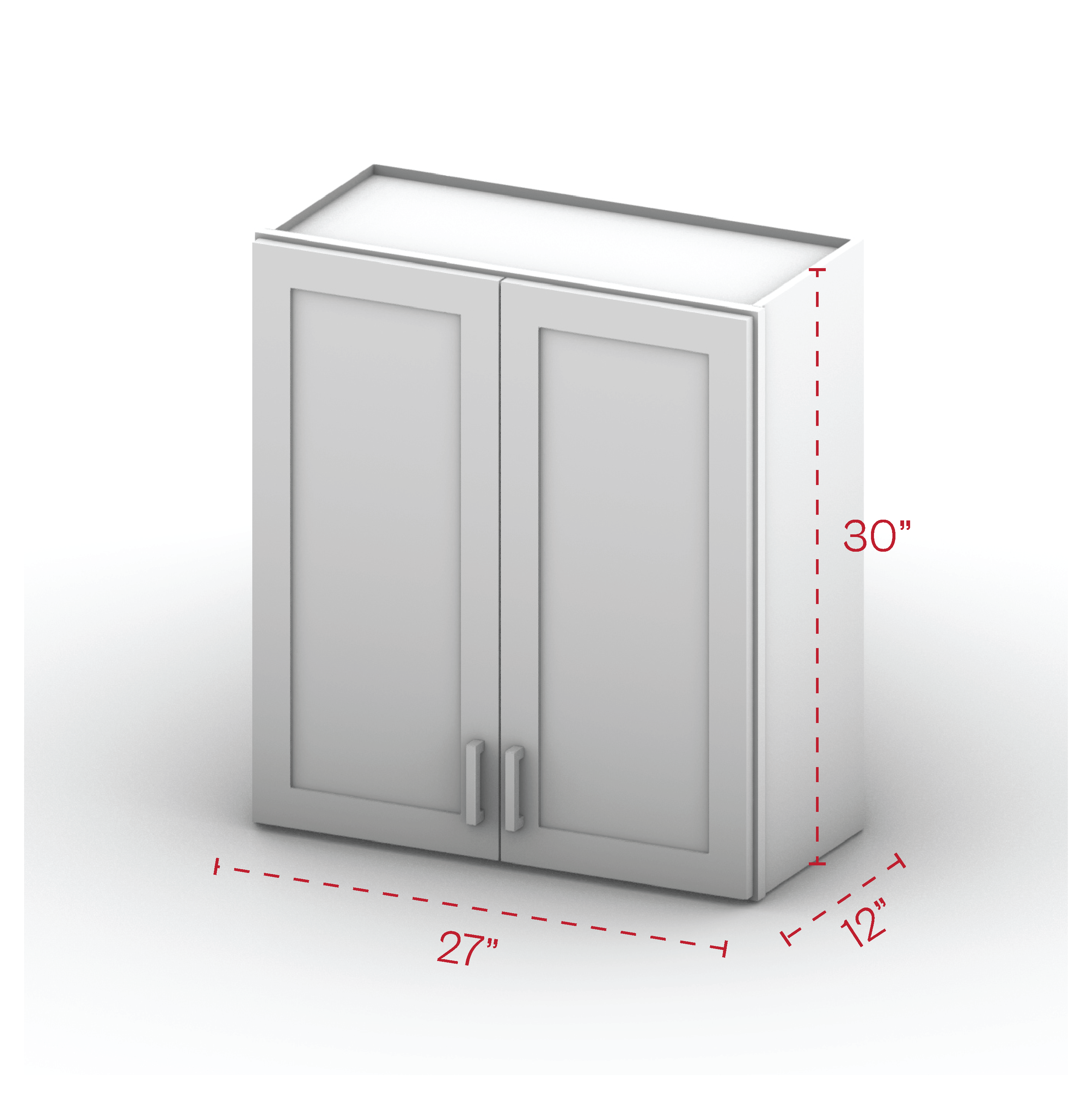Wall Cabinet 27" Width 30" Height