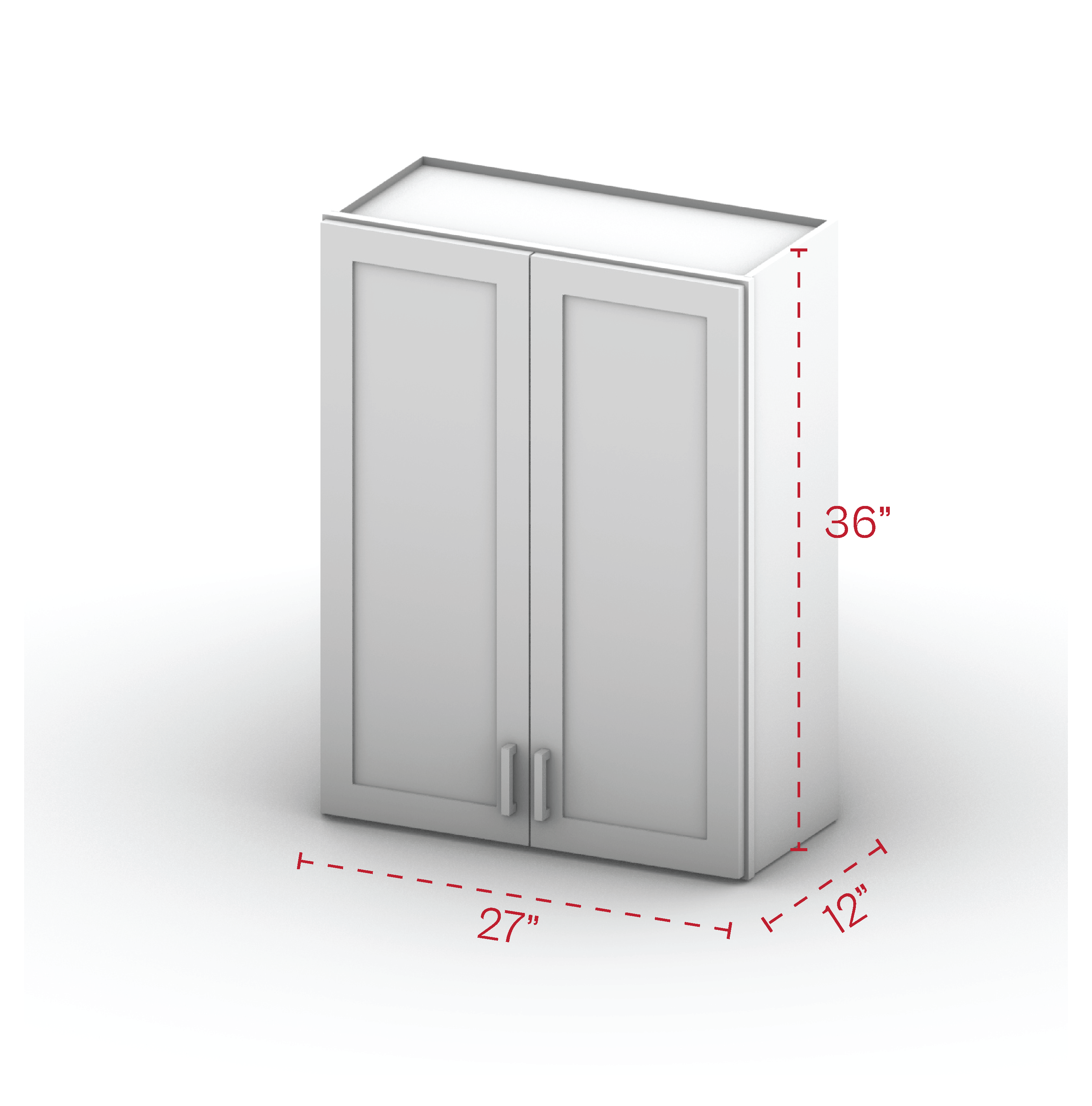 Wall Cabinet 27" Width 36" Height