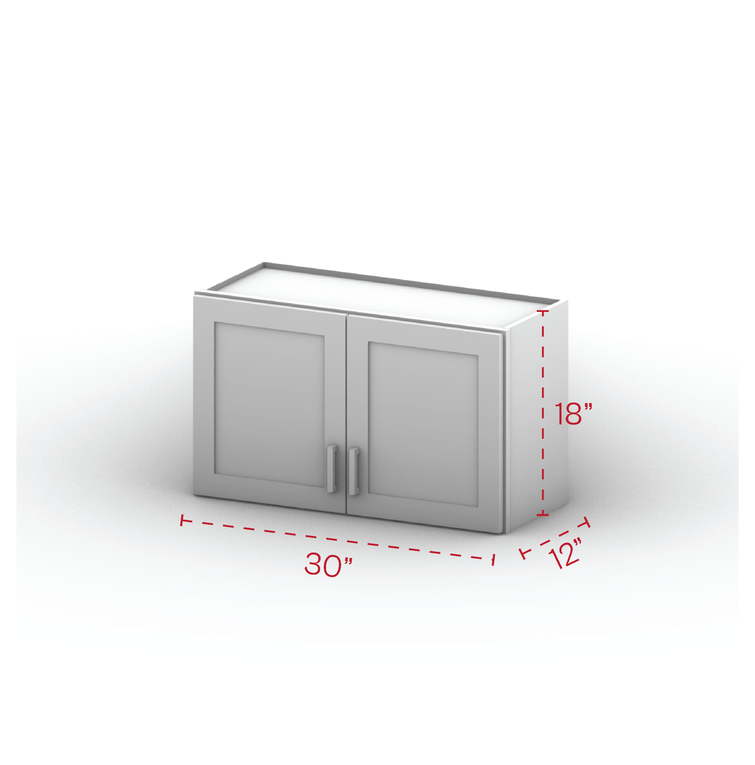 Wall Cabinet 30" Width 18" Height