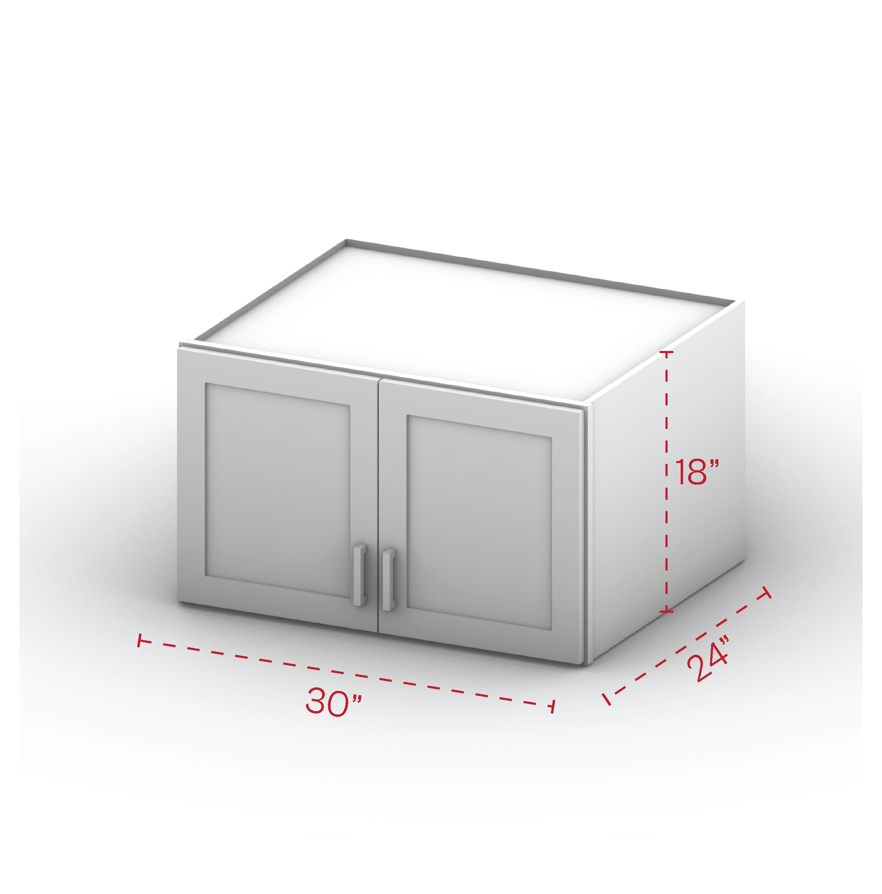 Wall Cabinet 30" Width 18" Height