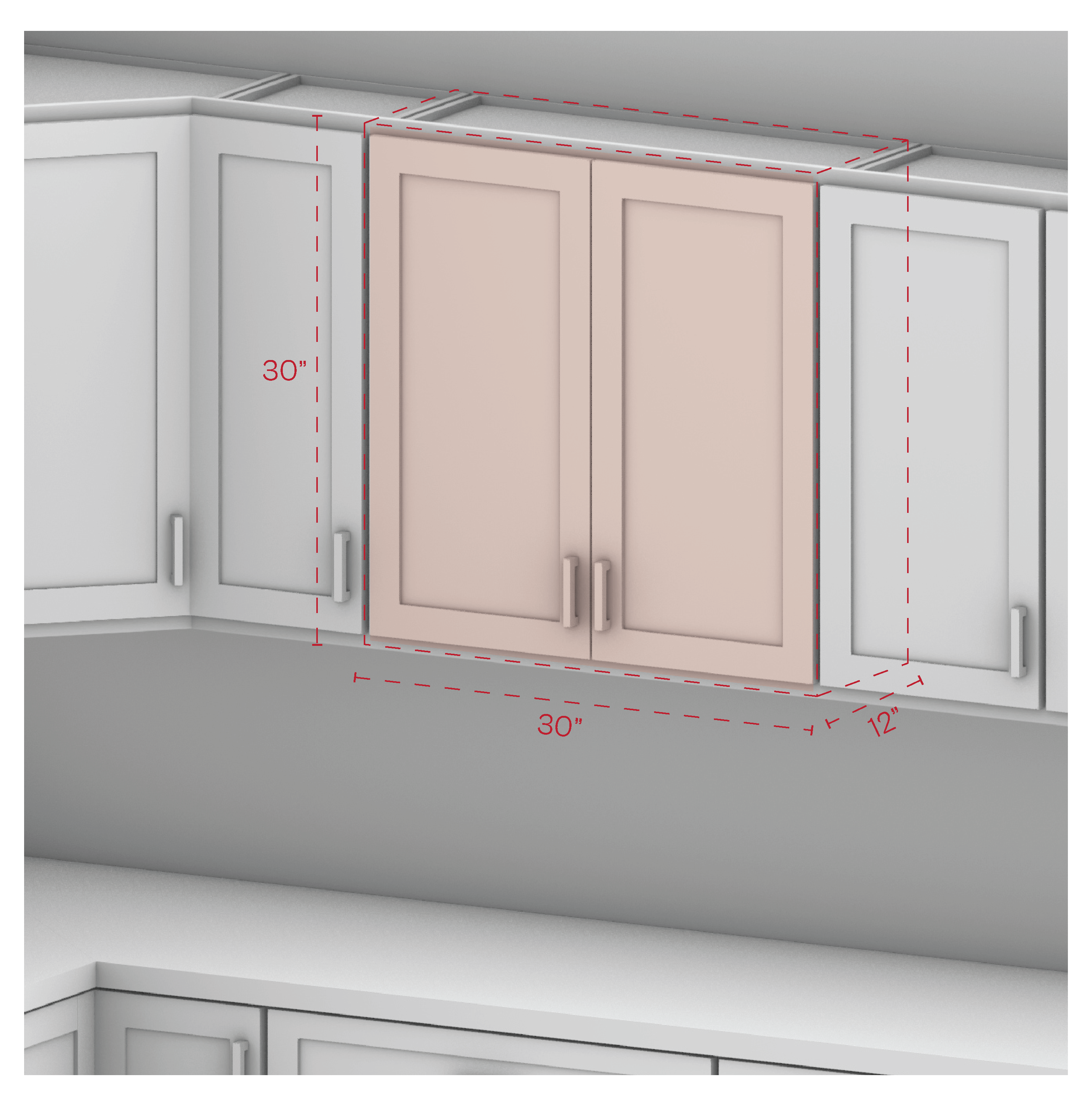 Wall Cabinet 30" Width 30" Height