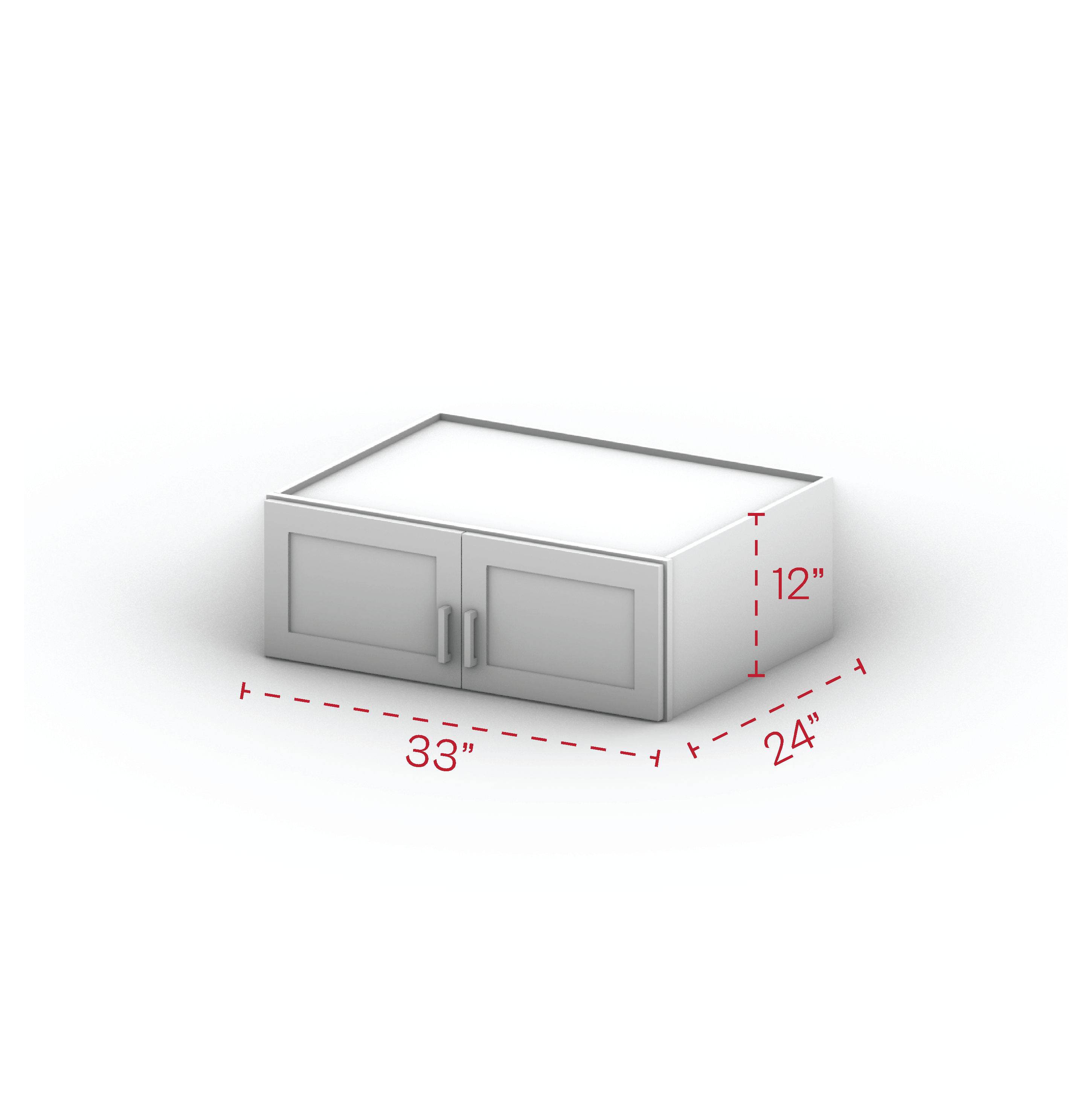 Wall Cabinet 33" Width 12"Height