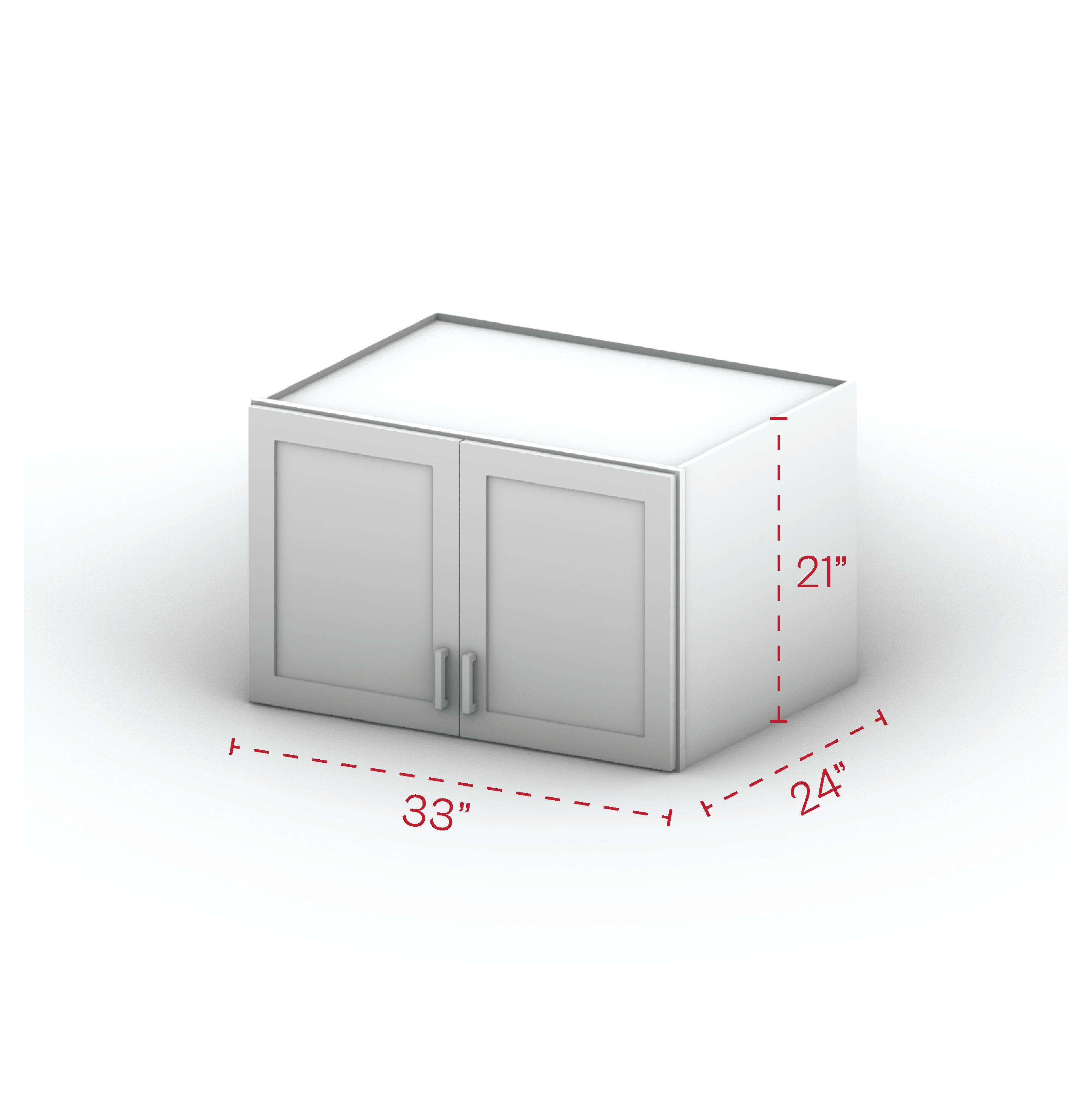 Wall Cabinet 33" Width 21"Height