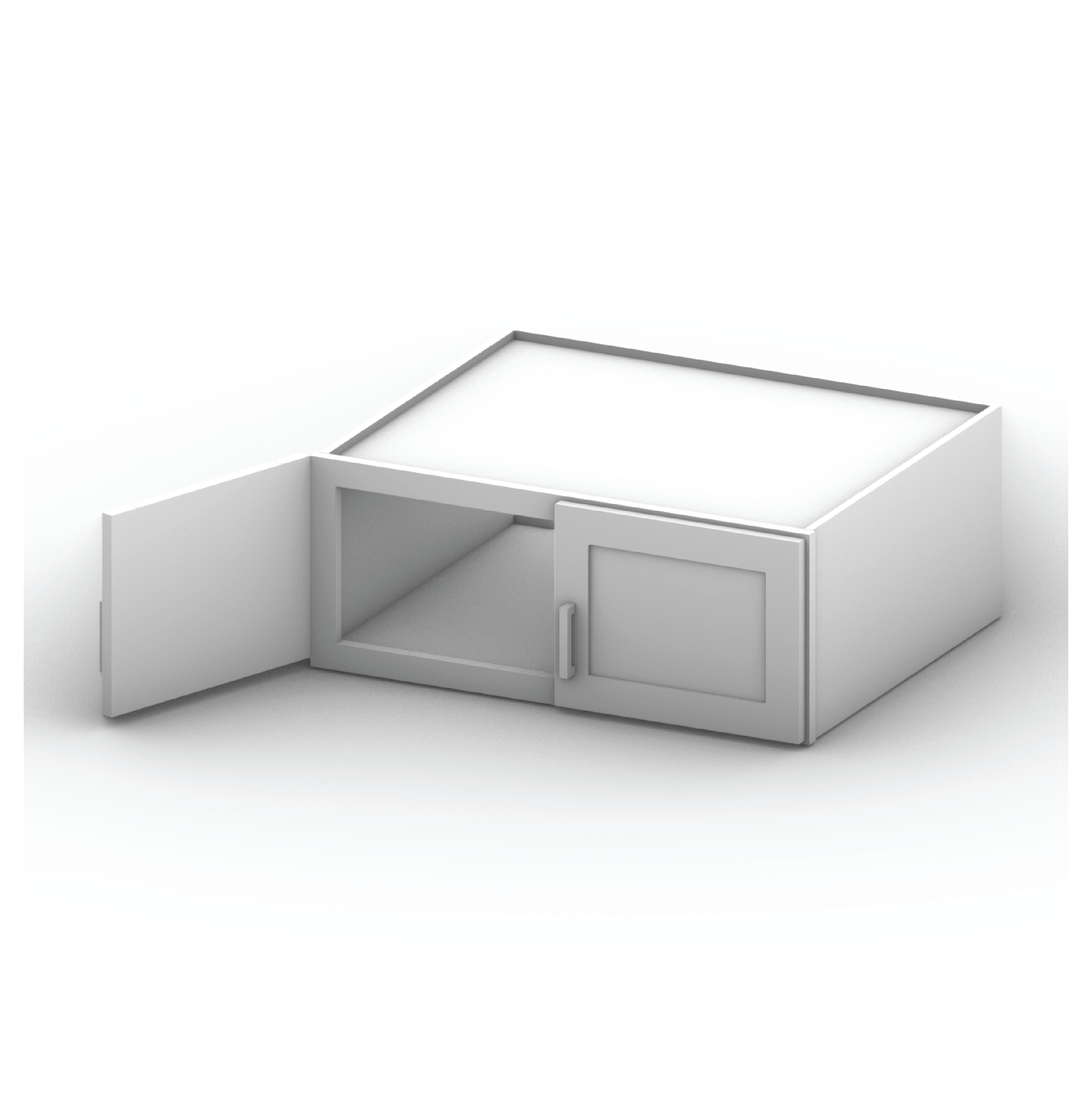 Wall Cabinet 36" Width 12" Height
