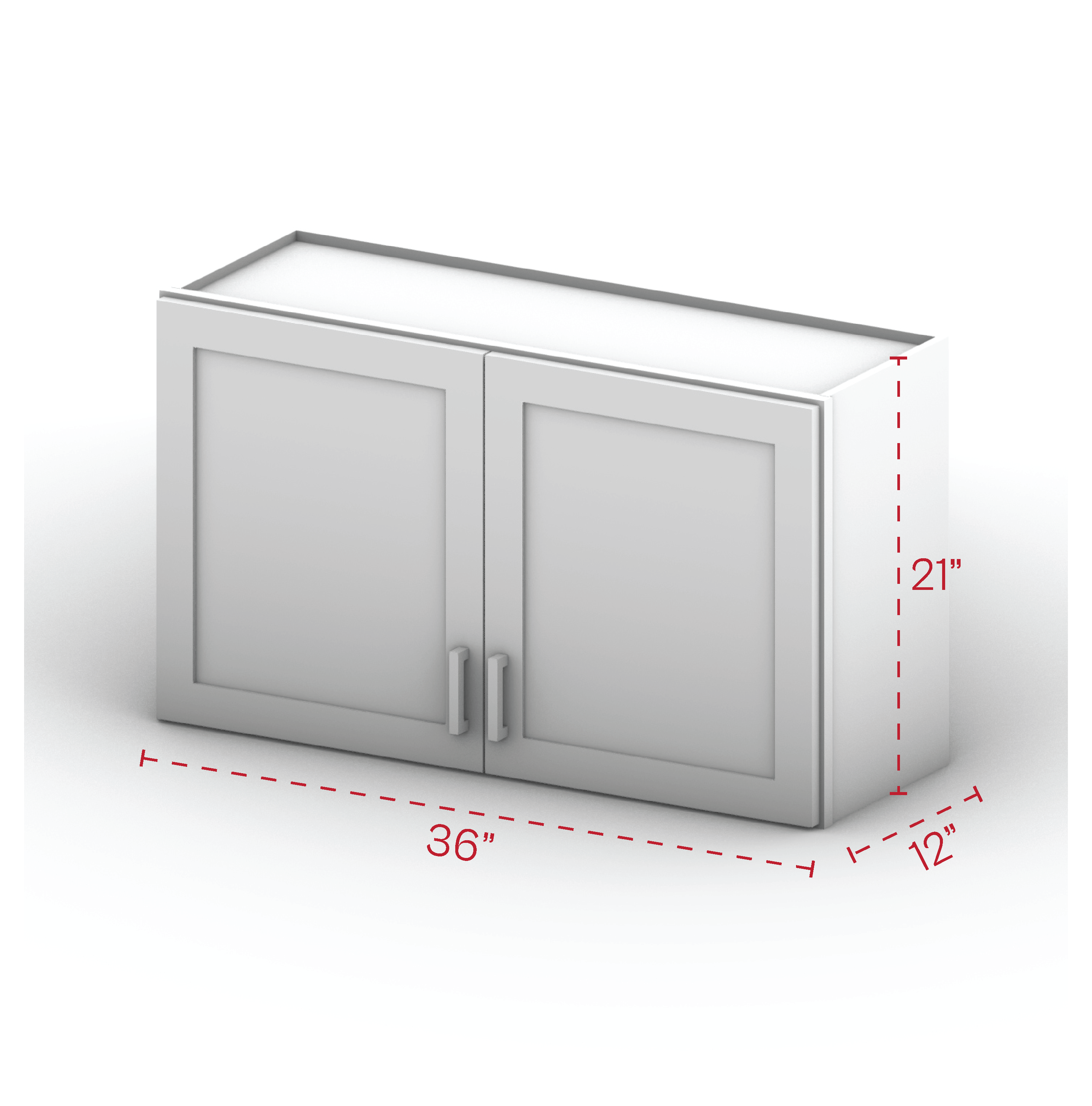Wall Cabinet 36" Width 21"Height