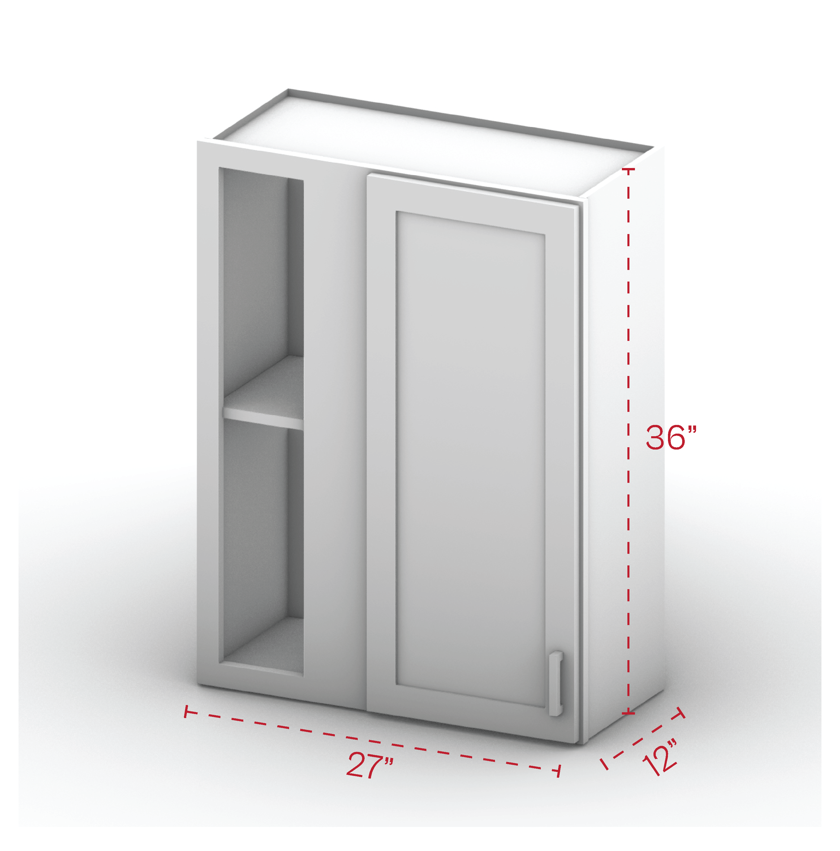 Wall Blind Cabinet 36" Height