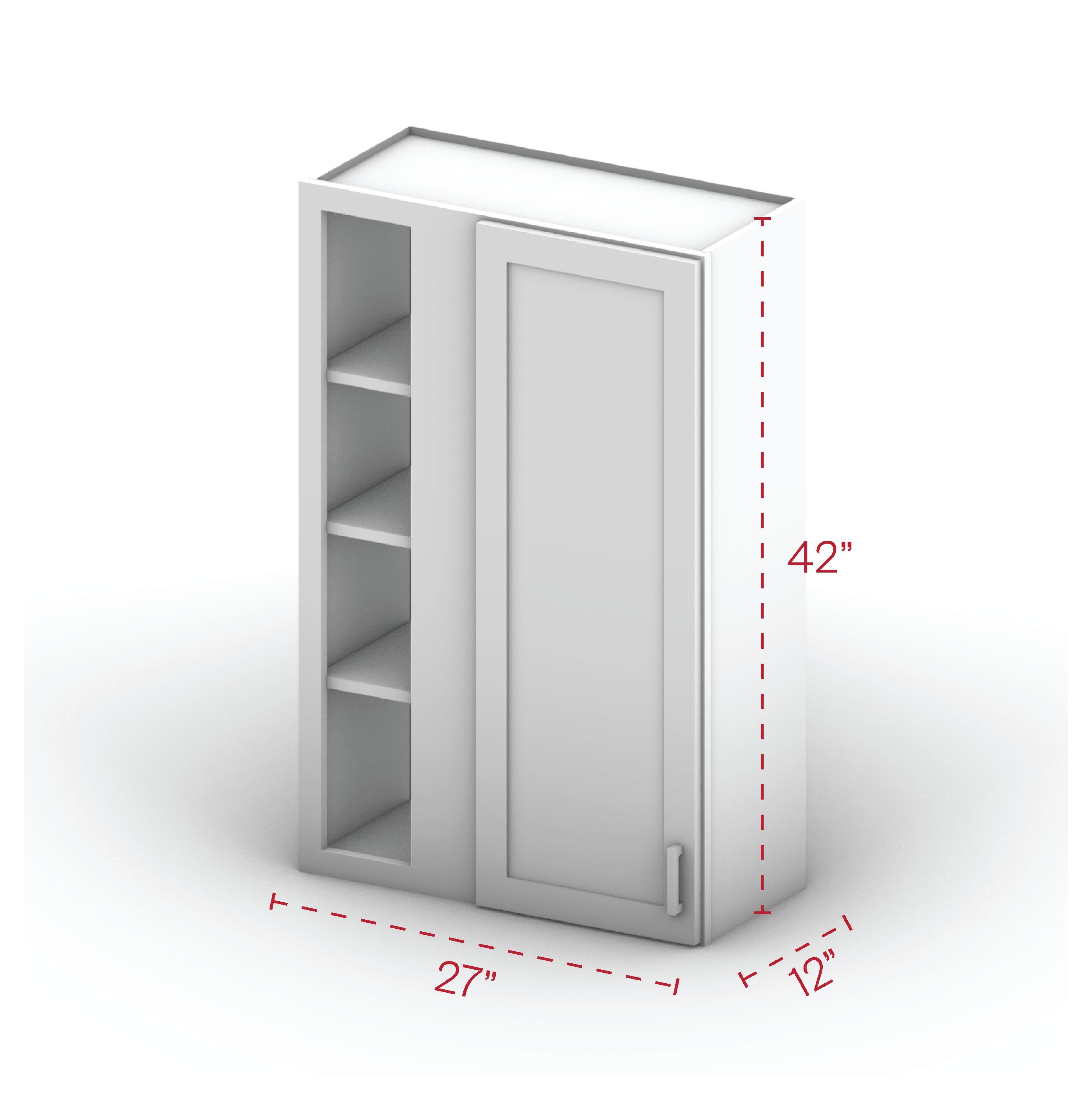 Wall Blind Cabinet 42" Height