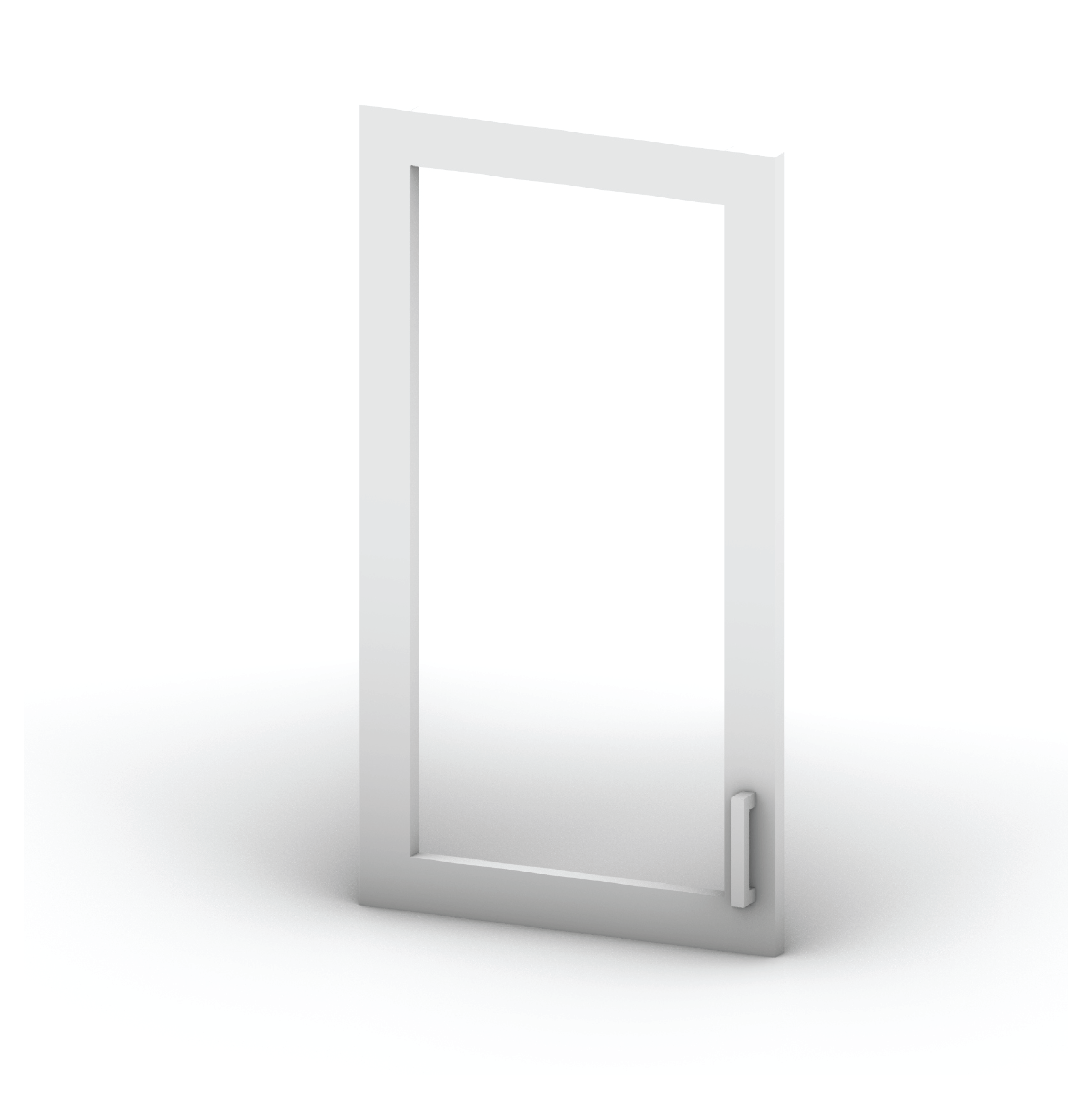 Glass Door Diagonal 36"Height