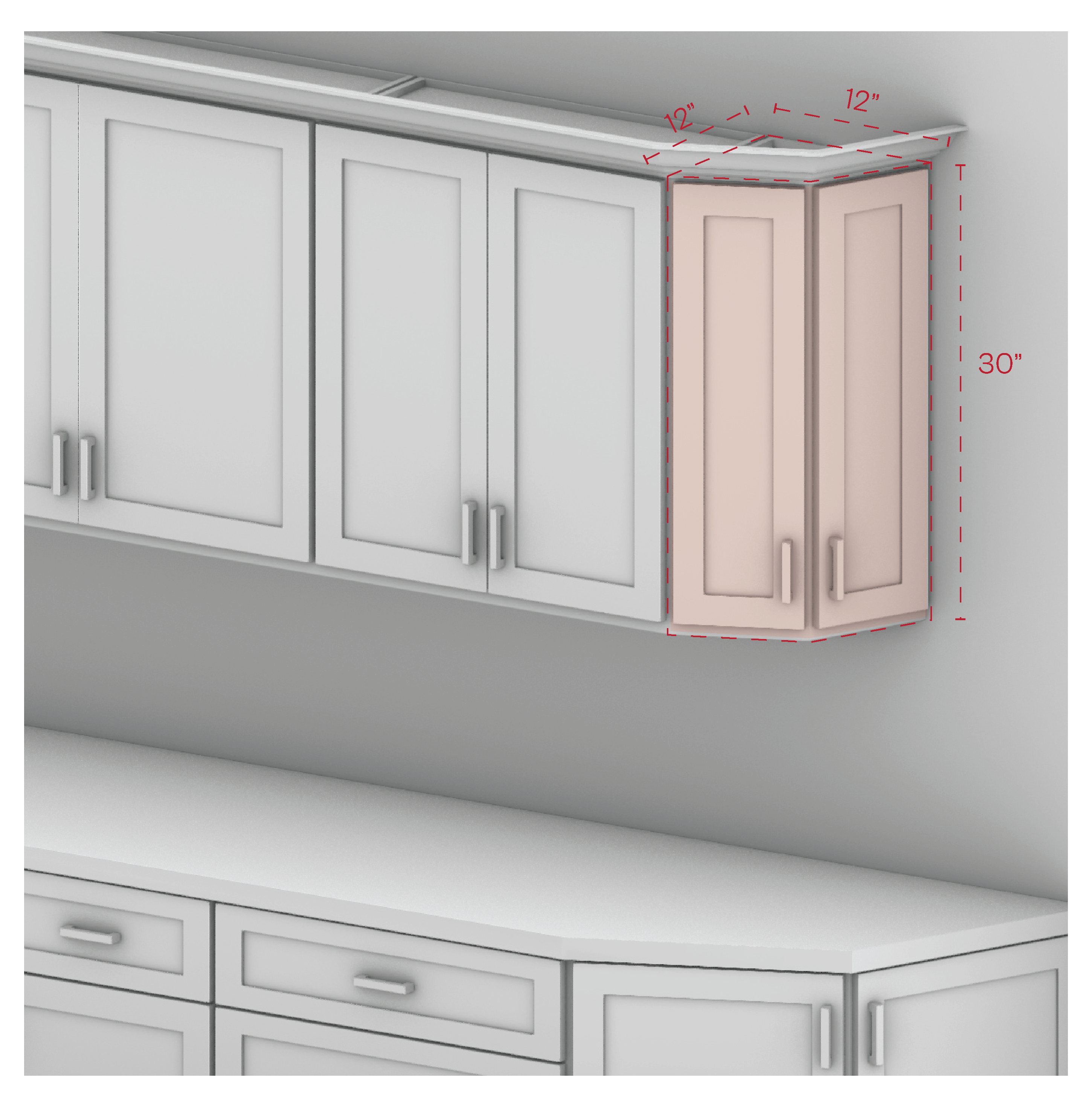 Wall End Cabinet 30" Height