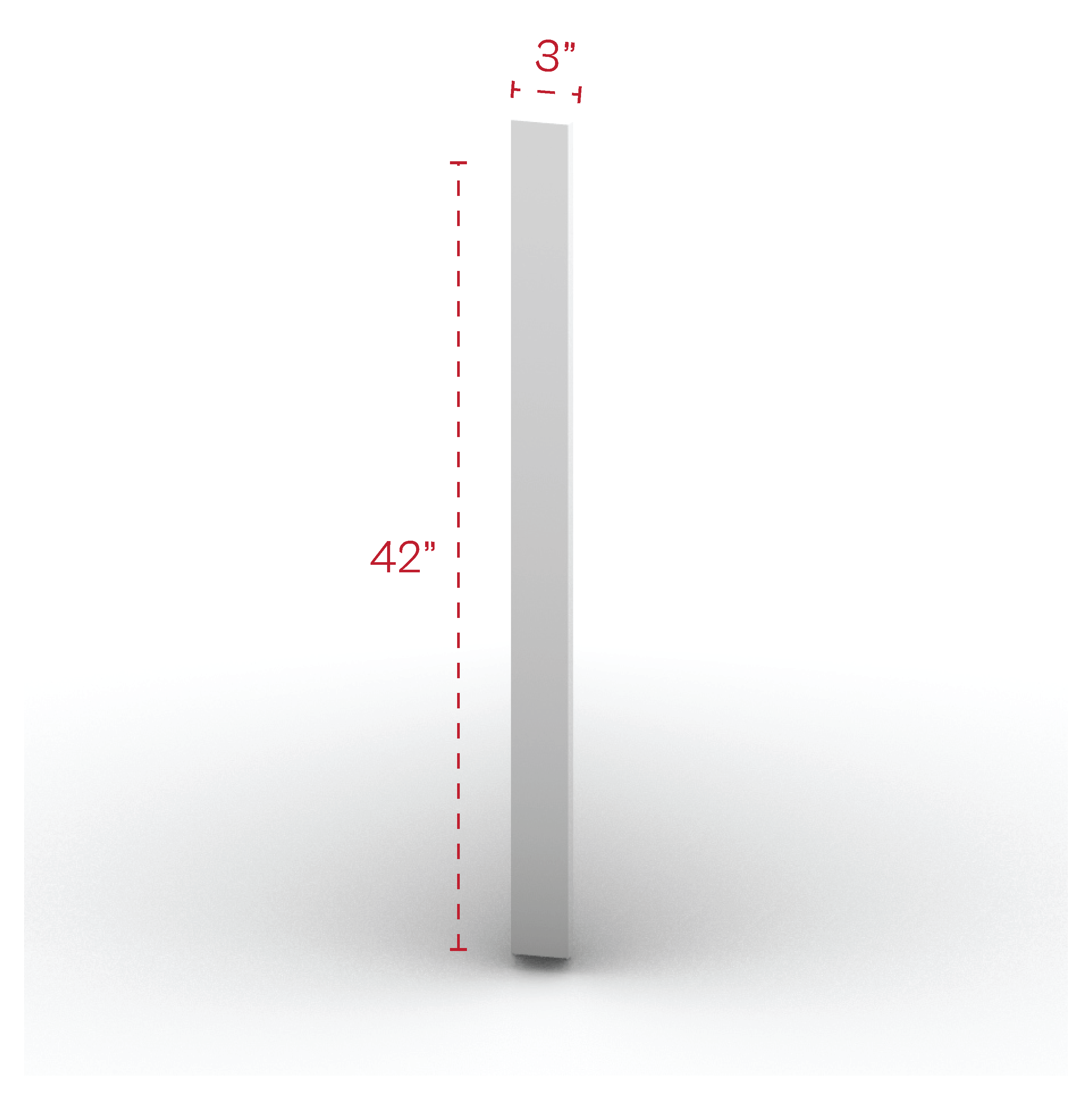 Wall Filler 3" Width 42" Height