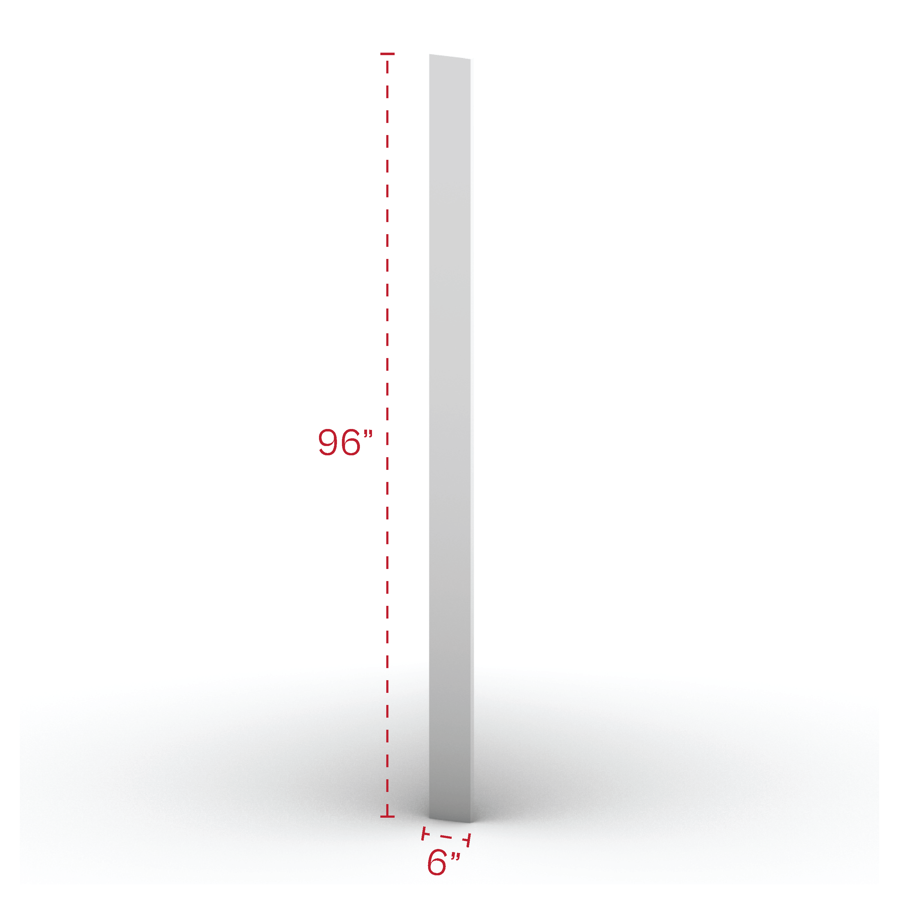 Wall Filler 6" Width 96" Height