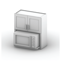 Wall Microwave Cabinet 27" Width 30" Height